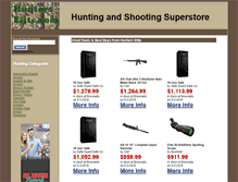 Tablet Screenshot of hunterselite.com